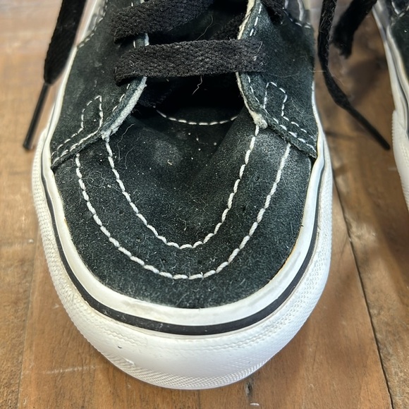 Vans hi top black checkerboard sneakers - Picture 3 of 12
